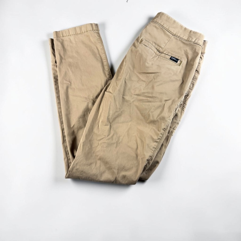 Hollister Mens Skinny Chino Pants Tan Khaki Epic Flex 31x32 Stretch Cotton